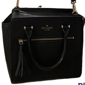 KATE SPADE Allen Chester Street Tote Pebbled Leather Crossbody Detachable strap